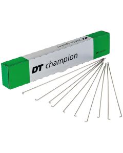 DT Swiss Champion M Speiche (2x262mm | silber | Niro | ohne Nippel | 100 Stück)