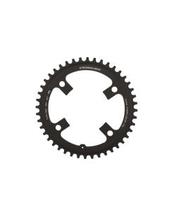 Stronglight Gravel Kettenblatt für Campa (44 Zähne | schwarz ct² Alu 7075-T6 | 123mm)