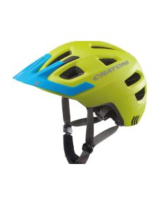 Cratoni Maxster Pro Fahrradhelm Kinder (lime / mattblau)