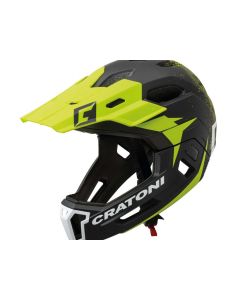 Cratoni C-Maniac 2.0 MX Fahrradhelm (schwarz / grün)