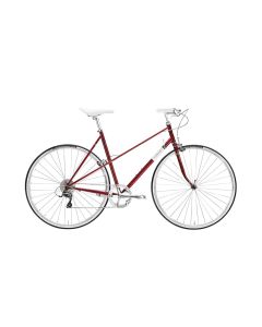 Creme Echo Mixte Uno City Fahrrad (28“ | vampirrot)-55 cm