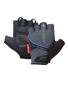Chiba Gel Premium Fahrradhandschuhe (kurz | grau / blau)