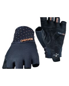 FIVE RC1 Shorty Fahrradhandschuhe Damen (schwarz / gold)