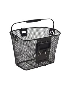 Vorderradkorb KLICKfix Uni schwarz