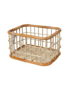 Basil Green Life Rattan L Fahrradkorb (natur braun)