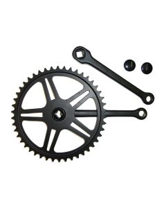 Diverse Kettenradgarnitur Stahl 150mm 40 Zähne 4-Kant