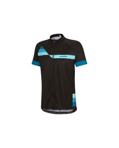 Ziener Cardo Full Zip Fahrradtrikot Herren (schwarz / blau)