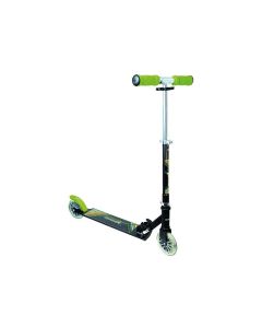 Muuwmi Scooter NEON (5" | grün / schwarz | mit Leuchtrollen)