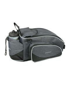 Haberland Flexibag XL Gepäckträgertasche (12 Liter | UniKlip | grau / schwarz)