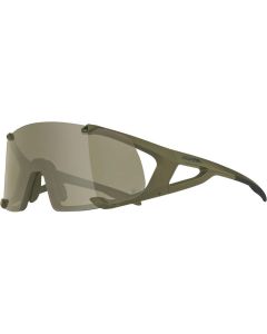 Alpina Hawkeye Q-Lite Sonnenbrille (olive | Gläser silber verspiegelt)