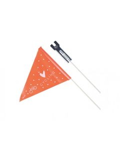 XLC SF-C01 Sicherheitswimpel (zweiteilig | weiß / orange)