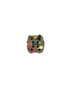 LOOK Trail Grip Pads 4er Pack Camo green/red/dark green/bright green