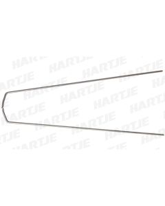 Curana Fender strut Breit,410mm Lang,4mm Dick (silver)