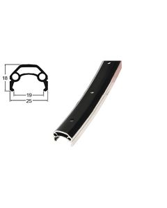 Schürmann Yak-19 Aluminium Bicycle Rim (19-62236l | black)