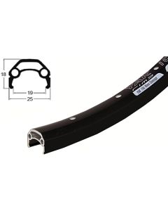 Schürmann Aluminum rim Yak-19 19-559 Sw 36l Disc (black)