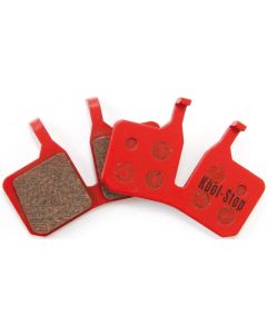 Kool Stop Disc Brake pad Magura Mt5 (2 Pads | 2 Pads | red / grey)