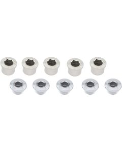 Stronglight Chainring bolt CT2 Muttern Satz Â 5 St. (silver)