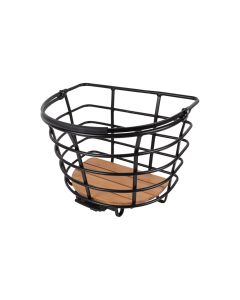 AtranVelo Epic Curve AVS front wheel basket (black / brown)