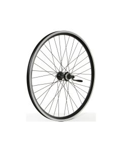 Rodi Airline 1 Front Wheel 24“ (19-507 | DV | 36H | black | Shimano TX-505 | Hollow Axle | CL | 2,00 black | 228mm)