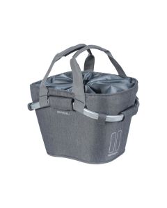 Basil Carry All Vorderradkorb (15 Liter | meleegrau)