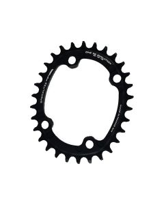 TA One 96 Ovalution 10/11/12-fach Kettenblatt (34 Zähne Ø 96mm l schwarz)