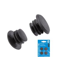 Messingschlager Fit Plugs Lenkerstopfen (schwarz)