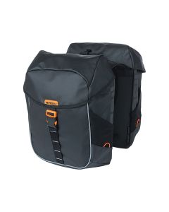 Basil Miles Tarpaulin Double Dag Doppeltasche (35 Liter l schwarz/orange)