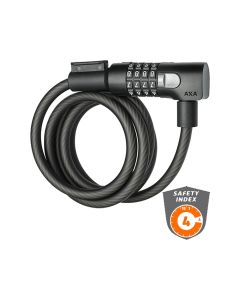 AXA NL Resolute 10 Code Kabelschloss (150 cm x 10mm l schwarz)
