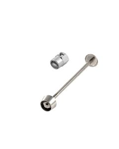 Pitlock Set 05 Hinterrad-Schnellspanner (155mm l silber)