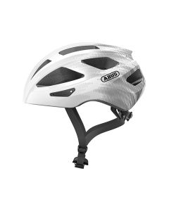 Abus Macator Fahrradhelm (weiß / silber)
