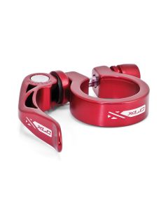 XLC PC-L04 Sattelklemme (ø34.9mm | mit Schnellspanner | rot)