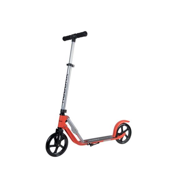 Hudora Big Wheel Pure 205 City Scooter (silber / rot | 8" | Alu)