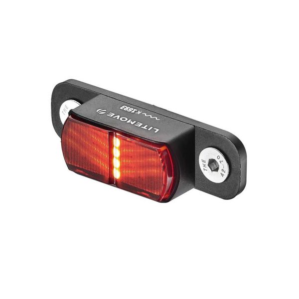 Litemove TS-RK FahrradrÃ¼cklicht (fÃ¼r GepÃ¤cktrÃ¤ger 50mm Lochabstand)