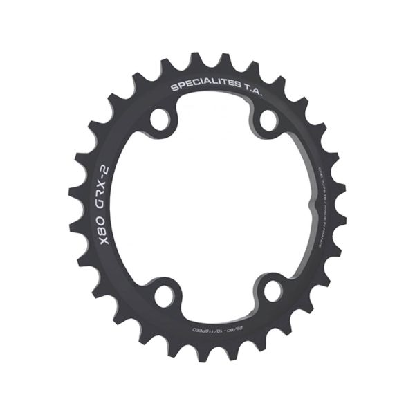 TA X80 GRX-2 Gravel Kettenblatt (32Z | 10/11-fach | schwarz)
