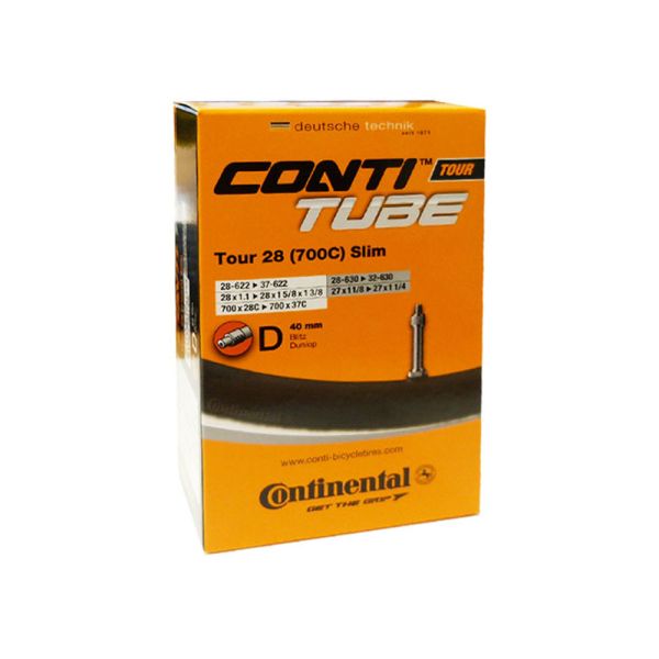 Continental Tour 28 slim Fahrradschlauch (28-37/622-642 D)
