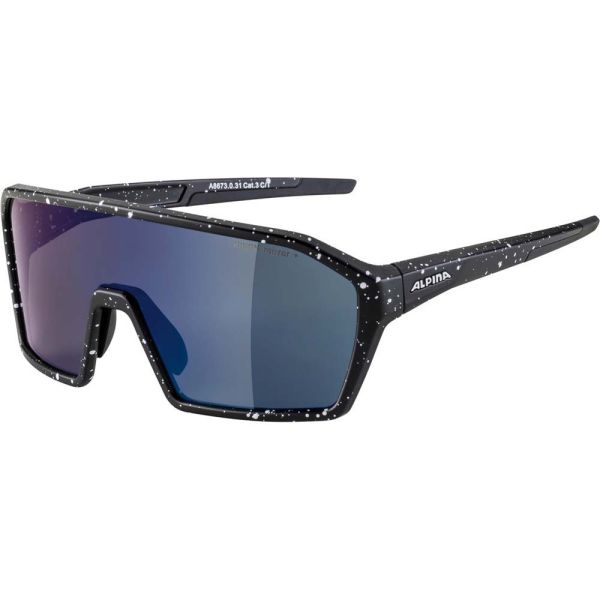 Alpina Ram Q-Lite Sonnenbrille (schwarz blur | GlÃ¤ser blau verspiegelt)