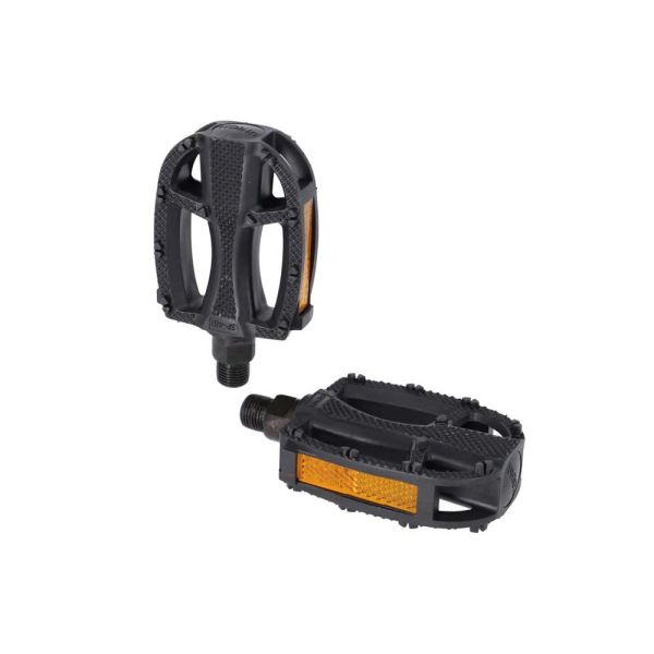 XLC PD-C15 Fahrradpedale Kinder (schwarz | 9/16" | Reflektor)