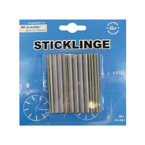 Fasi Sticklinge Speichenstrahler 3M-Scotchlite (silber)