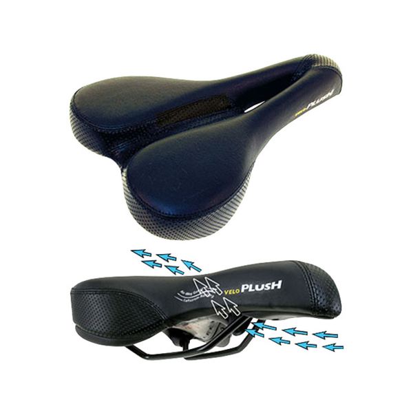 Velo Deep Channel Trekking Fahrradsattel Damen