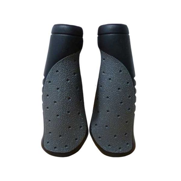 ergotec Kraton / Gel Fahrradgriffe (135 /135 | schwarz / grau)