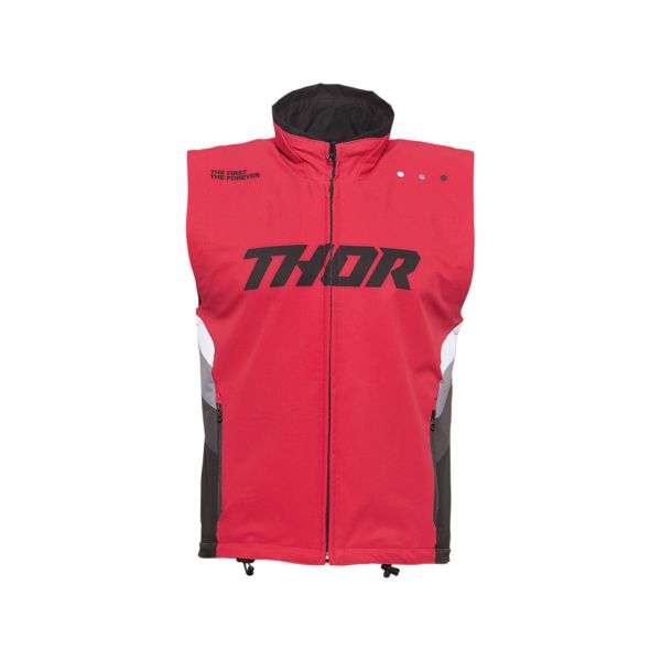 Thor Warmup Fahrradweste Herren (rot)-3XL