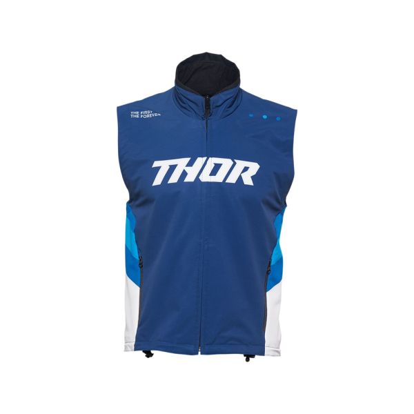 Thor Warmup Fahrradweste Herren (blau)-XXL