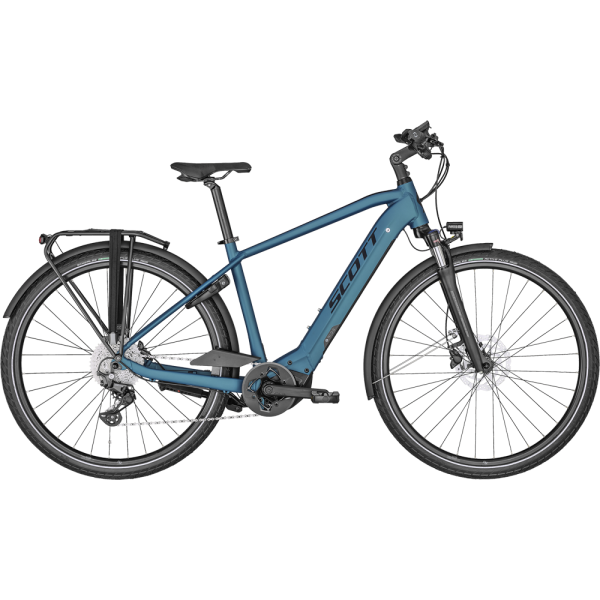 Scott Sub Sport eRIDE 10 High Trekking E-Bike (28" | 625Wh | pagodenblau | 22BG)-56 cm