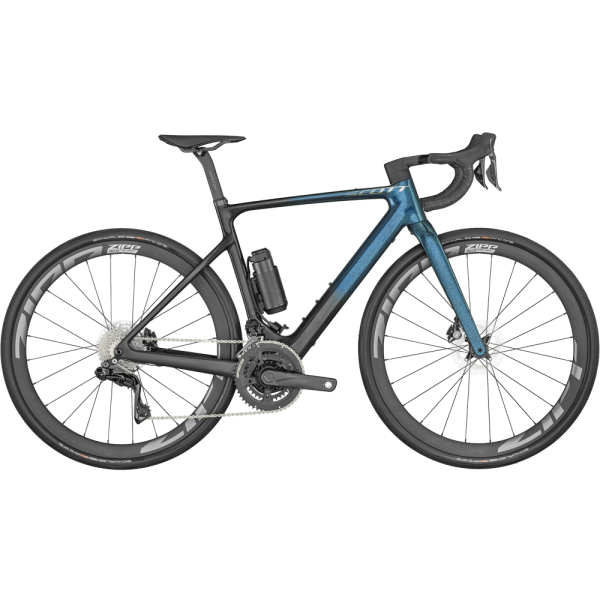 Scott Solace eRIDE 10 Rennrad E-Bike (28" | 520Wh | flockig blau | 23NL)-58 cm