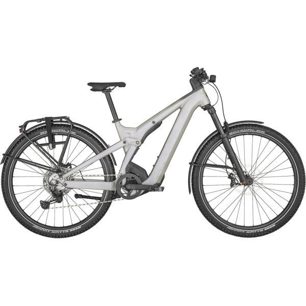 Scott Axis eRIDE FS 10 MTB SUV E-Bike (29" | 750Wh | silberfisch | 23NL)-50 cm