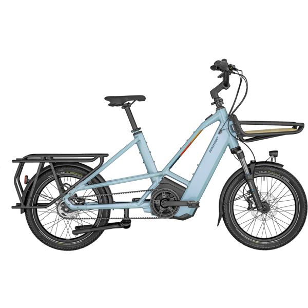 Bergamont Hans-E LT City E-Bike (20" | 500Wh | glasiges blau)-49 cm