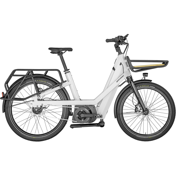 Bergamont E-Cargoville Bakery Expert E-Lastenfahrrad (26" | 500Wh | glanzweiÃŸ)-54 cm