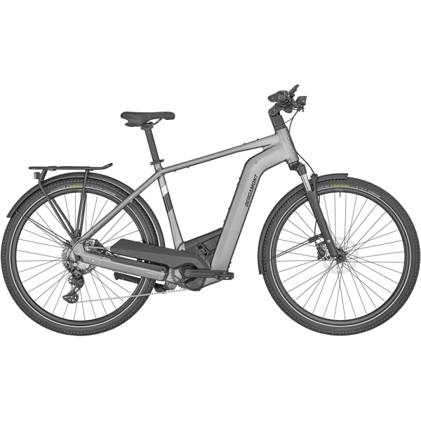 Bergamont E-Horizon Sport 6 High Trekking E-Bike (28" | 625Wh | titansilber)-64 cm