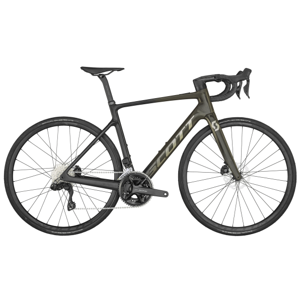 Scott Addict RC eRIDE 20 Rennrad E-Bike (28" | 236Wh | candy yellow / carbon black)-58 cm