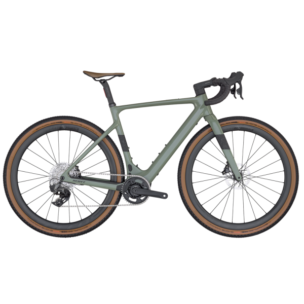 Scott Solace Gravel eRIDE 20 Rennrad E-Bike (28" | 360Wh | undergrowth green)-58 cm